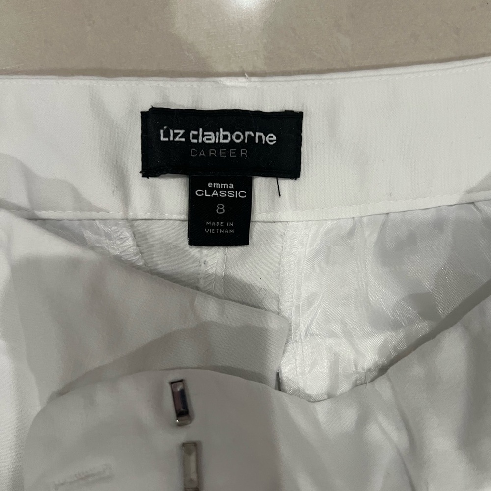 Liz Claiborne Classic White Pants